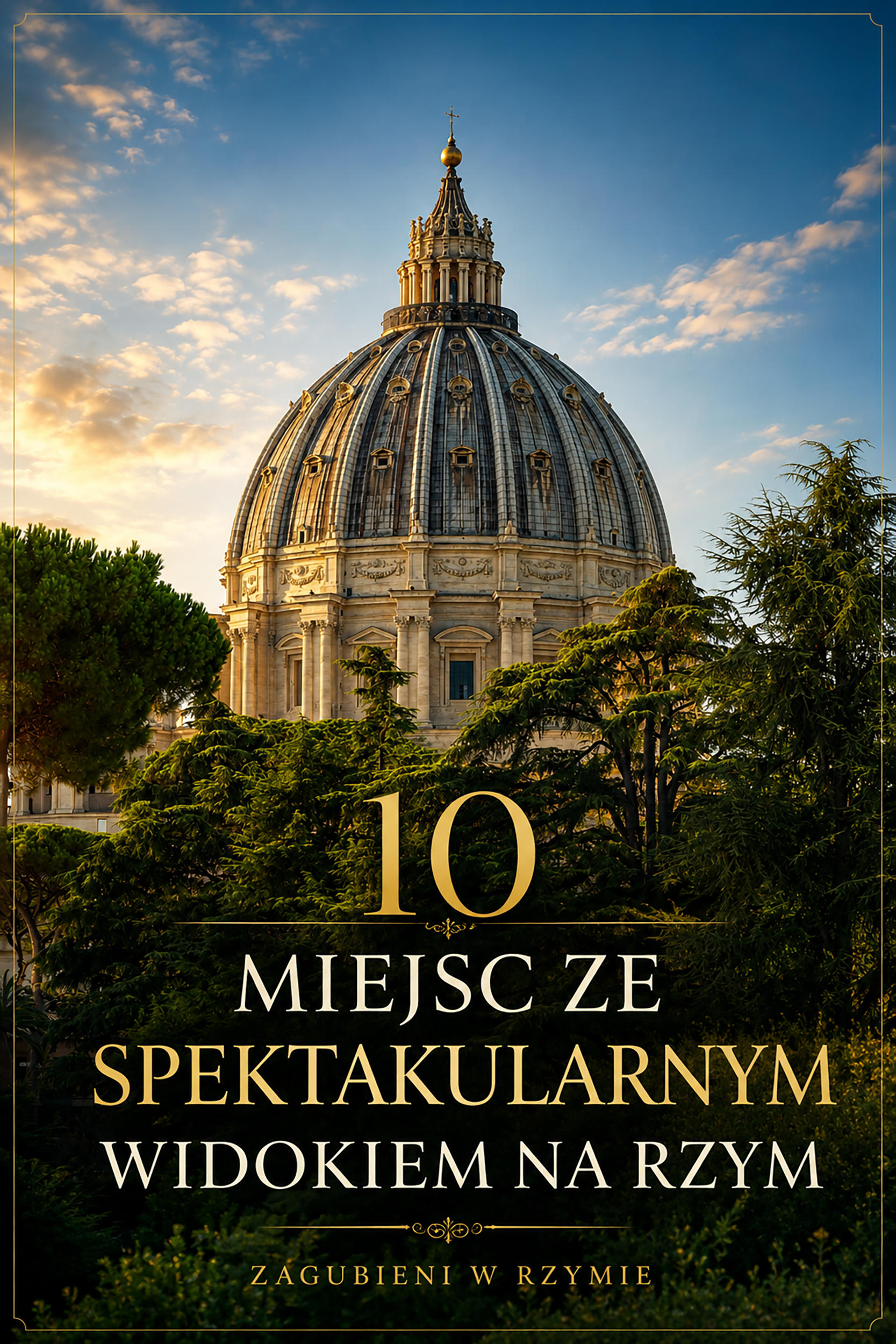 10 miejsc ze spektakularnym widokiem na Rzym